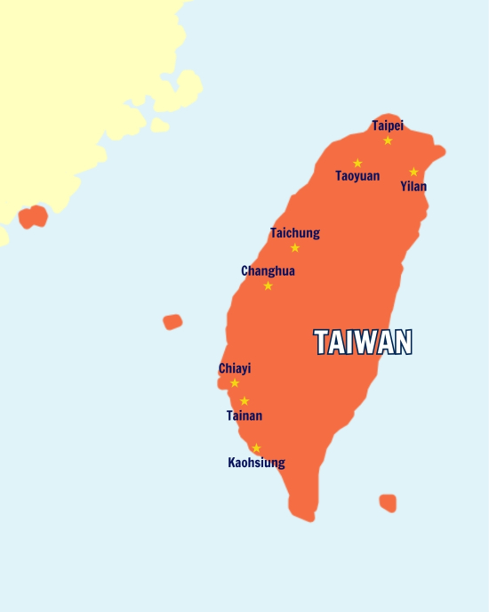 Taiwan - MAP