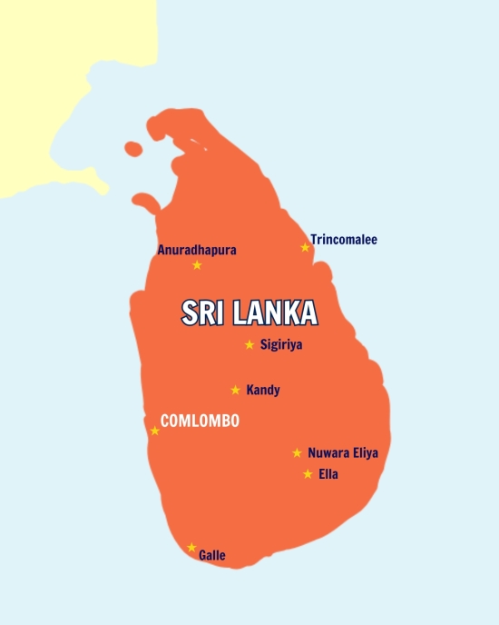 Sri Lanka - MAP