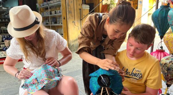 Day 6: Hoi An walking tour and Lantern Making Class (B)